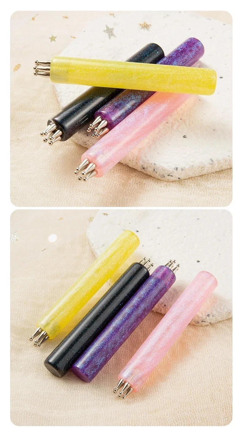 Easy Painting Flower Nail purple Pen Nail Dotting Tool for DIY Nail Art