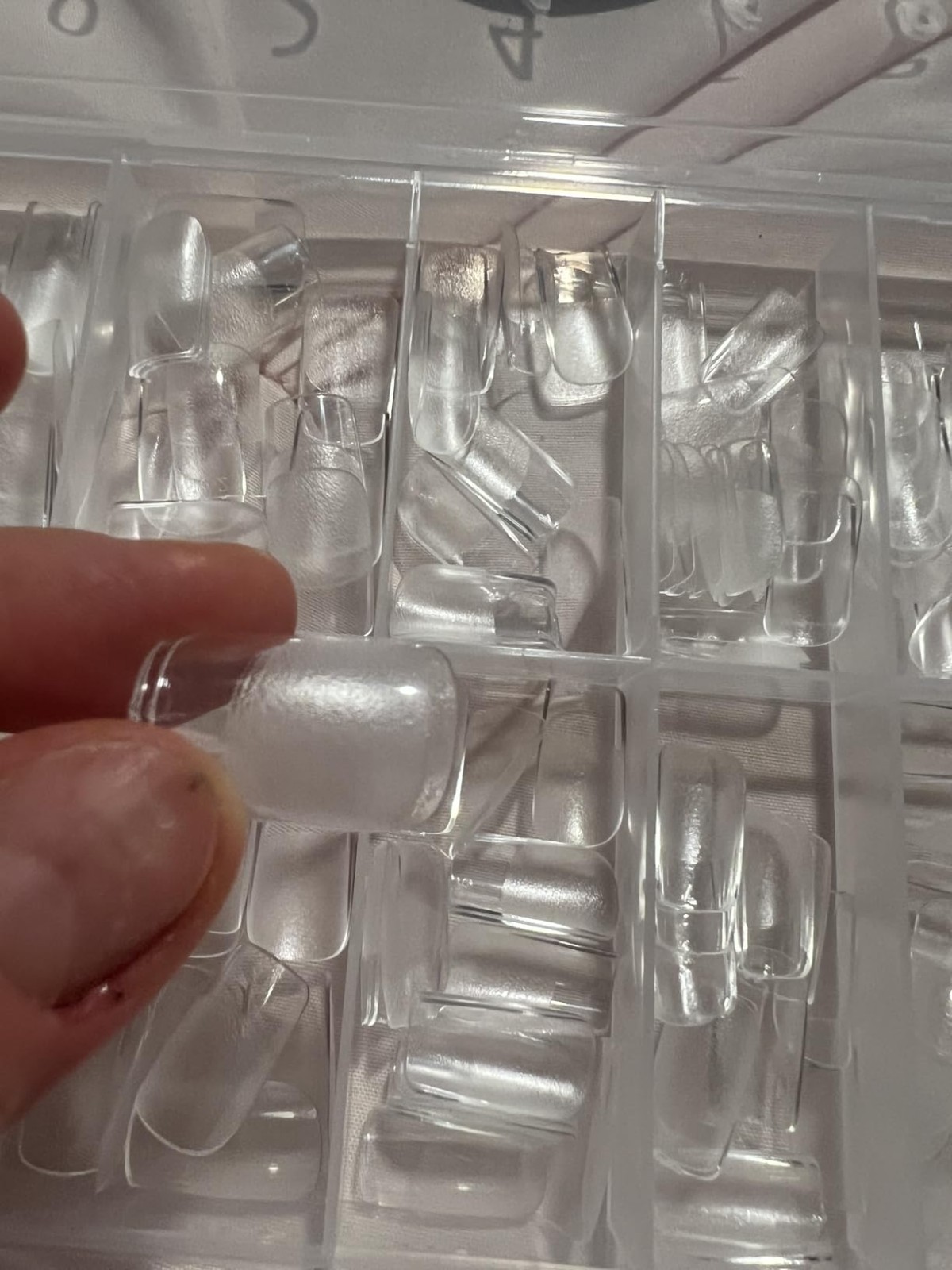 Long-lasting Extra Short Square Gel Nail Tips – No Trace, 21 Days of Perfection