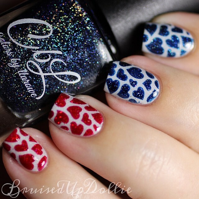 Whats Up Nails Heart stencils for nails, nail stickers, nail art, nail vinyls