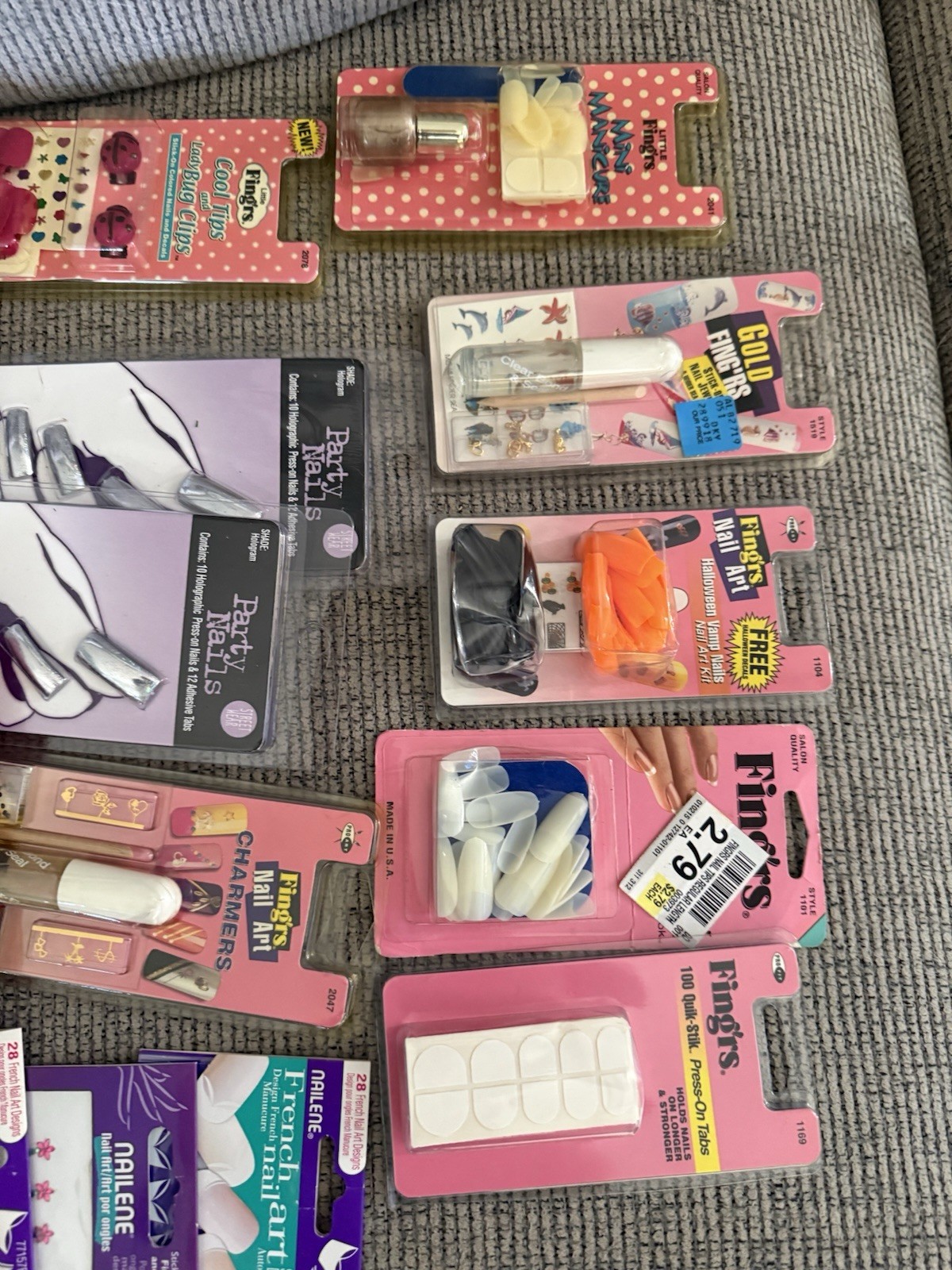 fing’rs press on nails, Nail Kits, Accessories, Etc. Bulk Lot