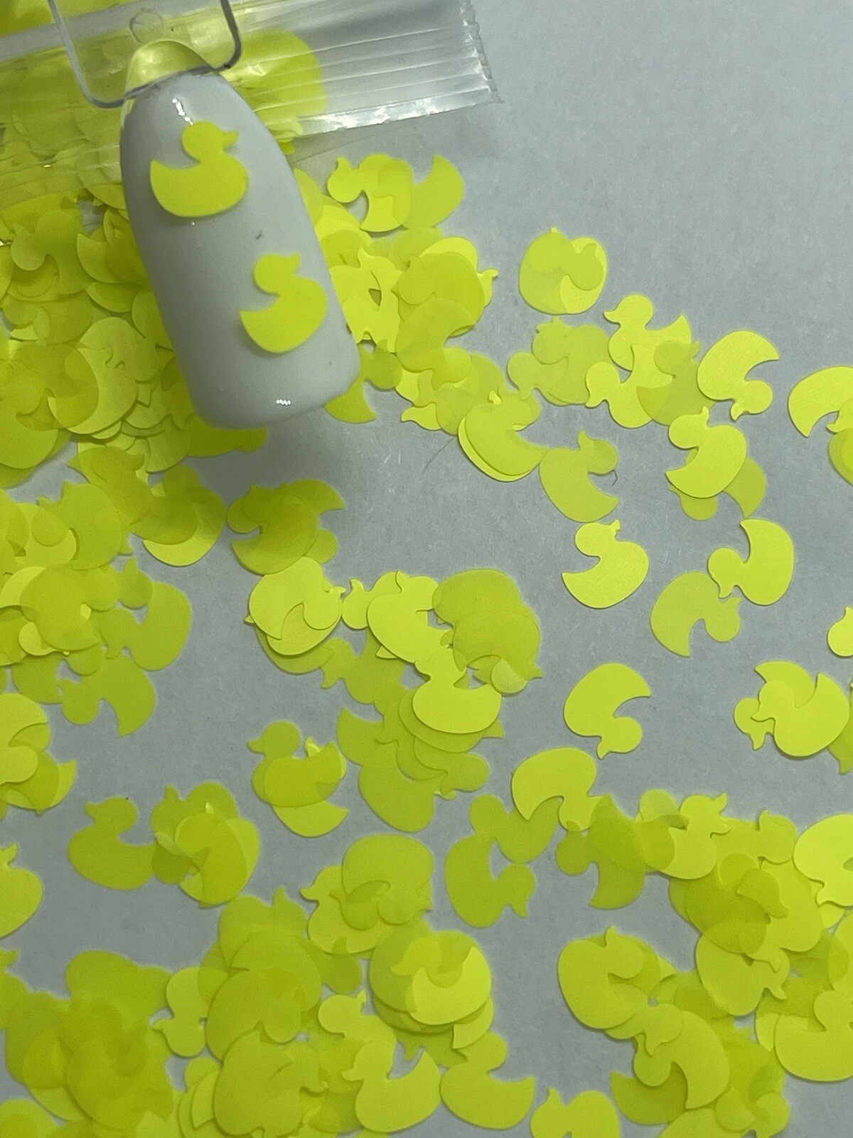 Yellow Rubber Duck Nail Glitter | 1 TSP | Gel Nail Art & Acrylic