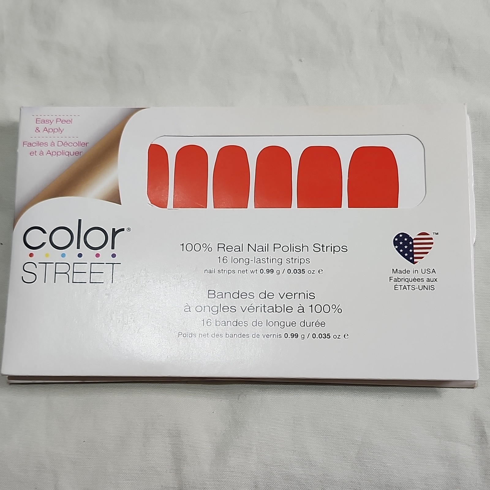 Color Street Press-On Nail Polish Strips Multicolor Variety Glow Glitter Floral