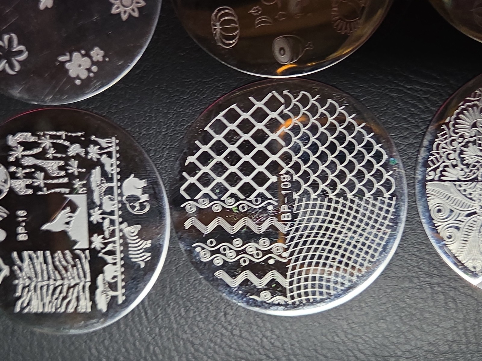 23 small Round Nail stamping plates