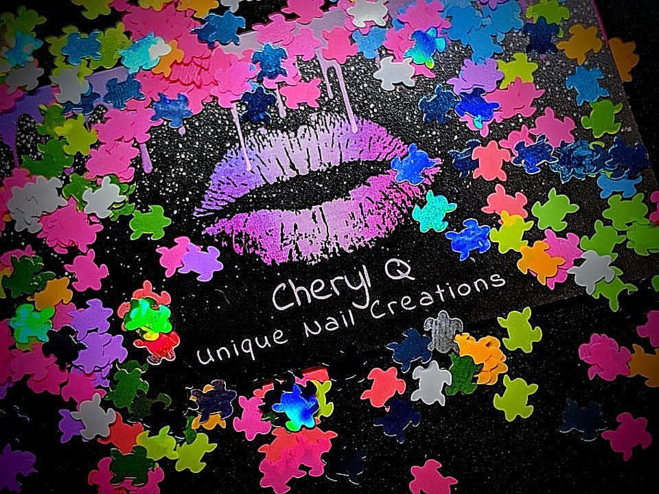 TURTLE Shape Glitter~U CHOOSE~Nail•Acrylic•Gel•Body Art•Face•Festival•Crafts