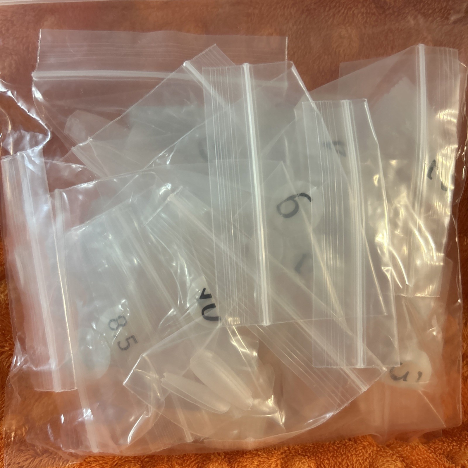 NEW Beetles Nail Tips 240 PCS Full Cover Full Matte Coffin Medium Gel Nail