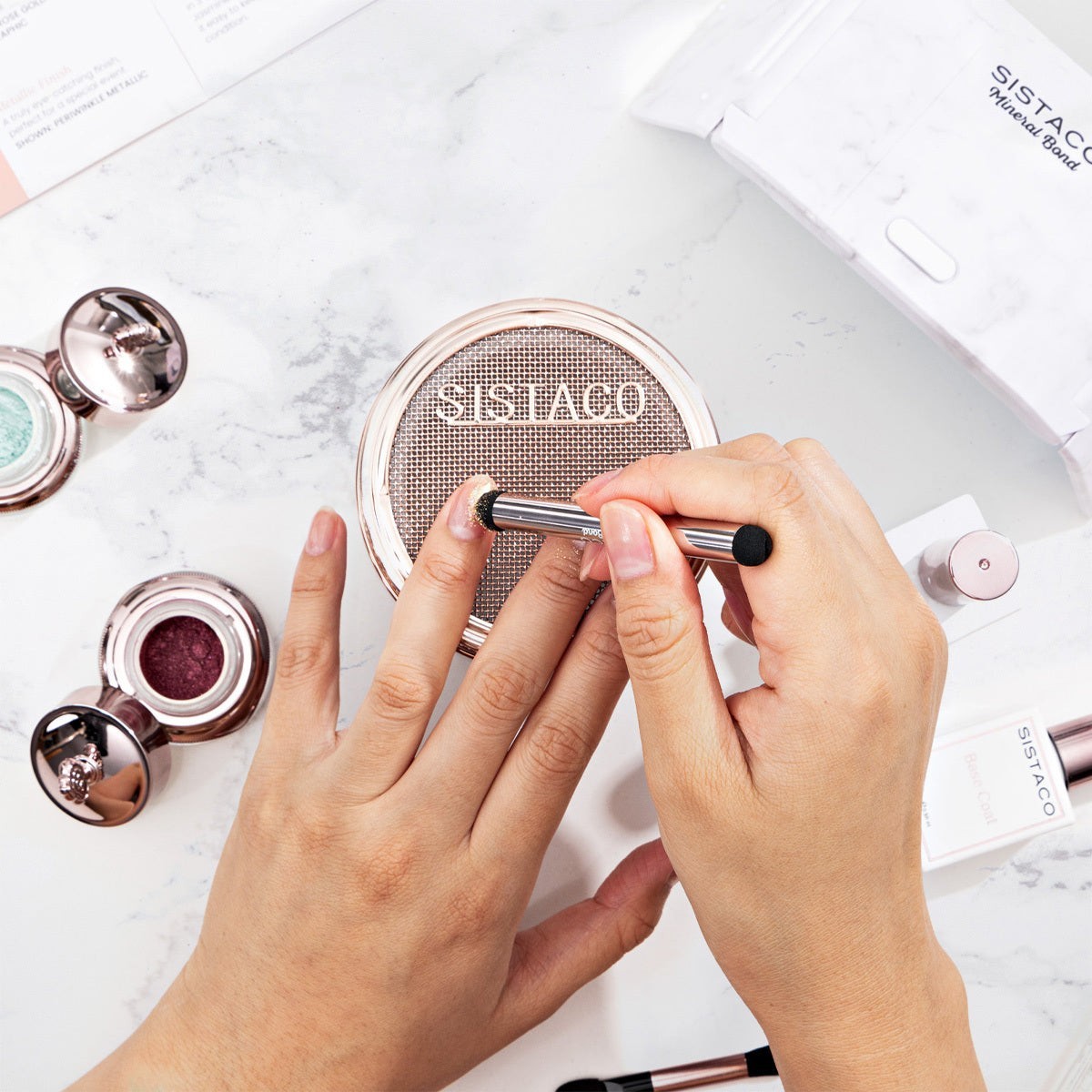 Sistaco “The Pedestal” Nail Powder Catch Tray