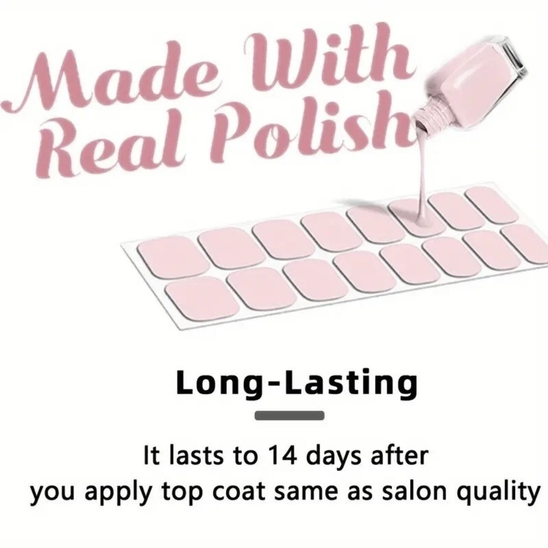 Nail Art Stickers Self Adhesive Spring Summer Wraps Full Cover ZE818 90.
