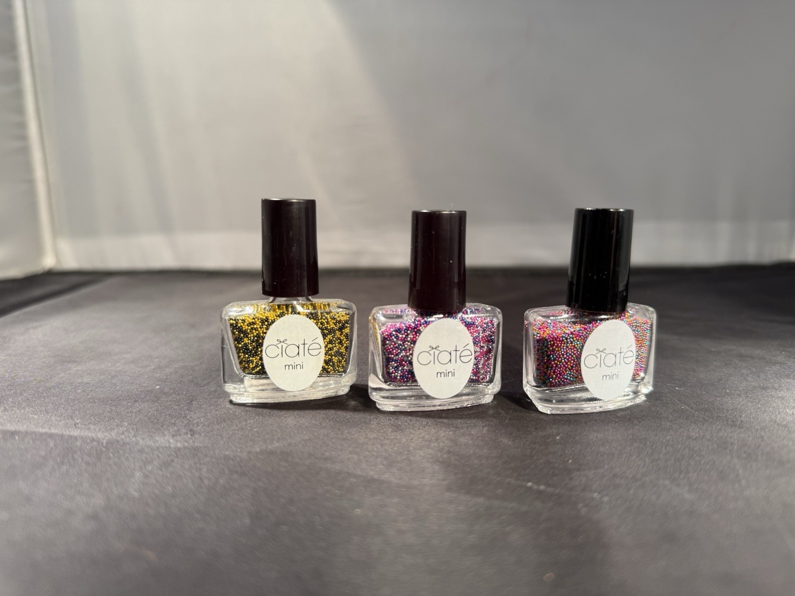 Ciate Mini Caviar Nail Decor 3 Color Combinations 10gm Each nail polish nail art