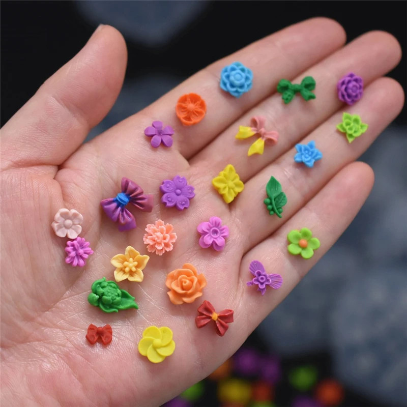 Wings Bowknot Flowers Moon Star Silicone Mould for Beauty Nail Art DIY Handmade