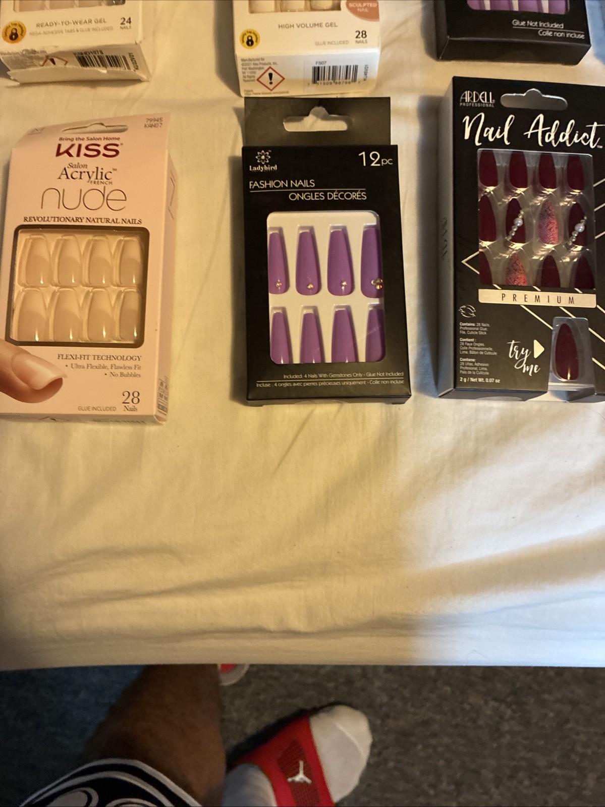 Bulk Kiss Gel Nail Clip On- Nail Addict 14 Boxes Glue Included