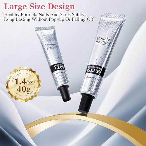 1.4 Oz Rhinestone Glue for Nails Gel Glue Design 3D Art Jewels Charm Gem