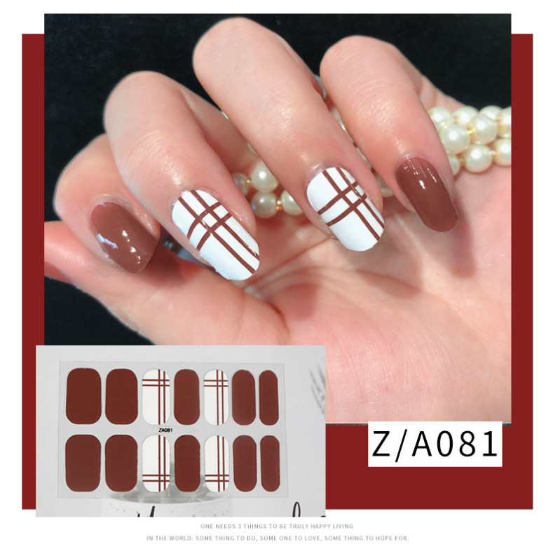Nail Wraps Leopard Bunny Stickers Polish Manicure Art Self Stick Decor USA NH5