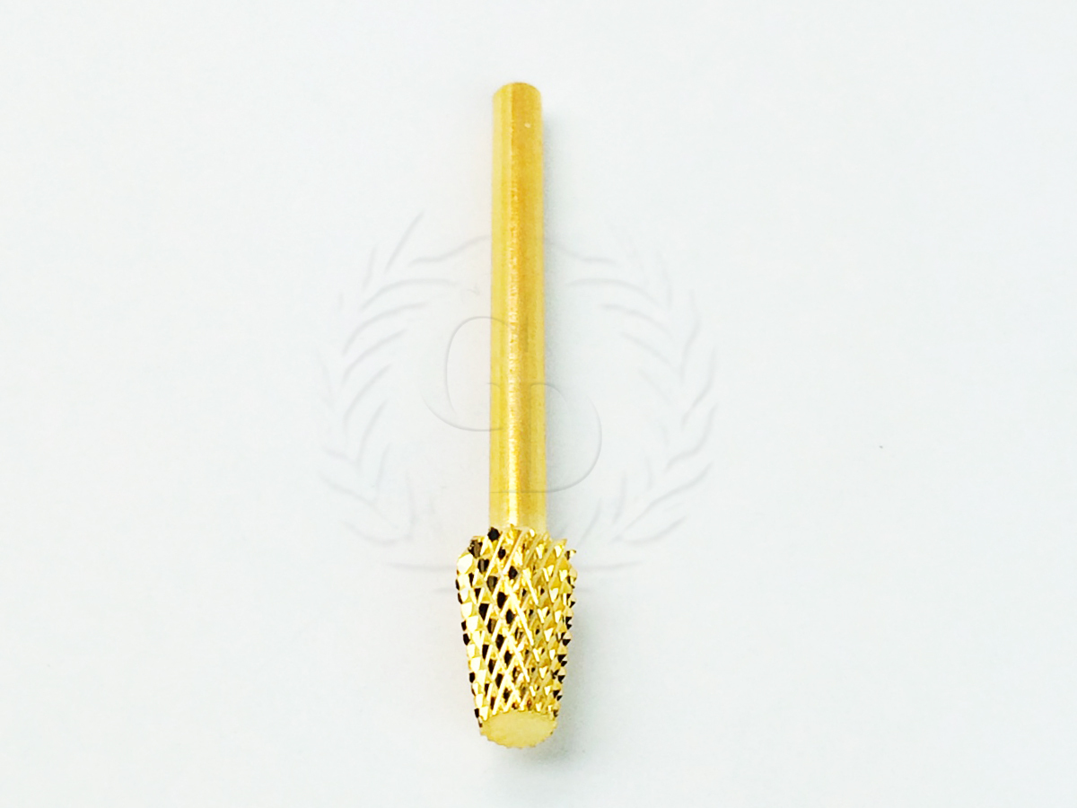 USA High Quality Gold Cone Shape CARBIDE Bit 3/32″ Electric DRILL Nail Art CB14
