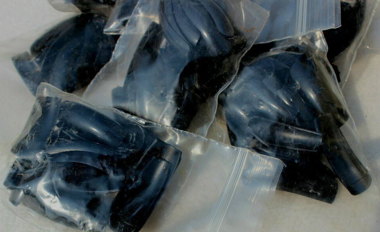 HUGE LOT 100 PACKS /24 PER PACK (2400 TOTAL) BLACK LONG NAIL TIPS FALSE ARTIFICI