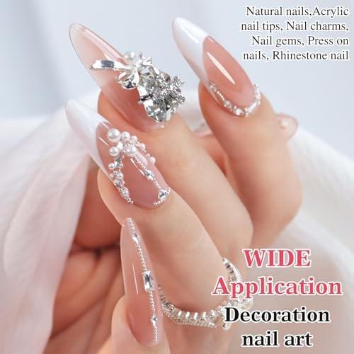 1.4 Oz Rhinestone Glue for Nails Gel Glue Design 3D Art Jewels Charm Gem