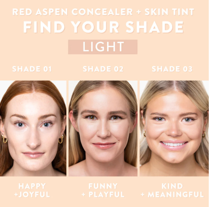 NWT red aspen Makeup Commit