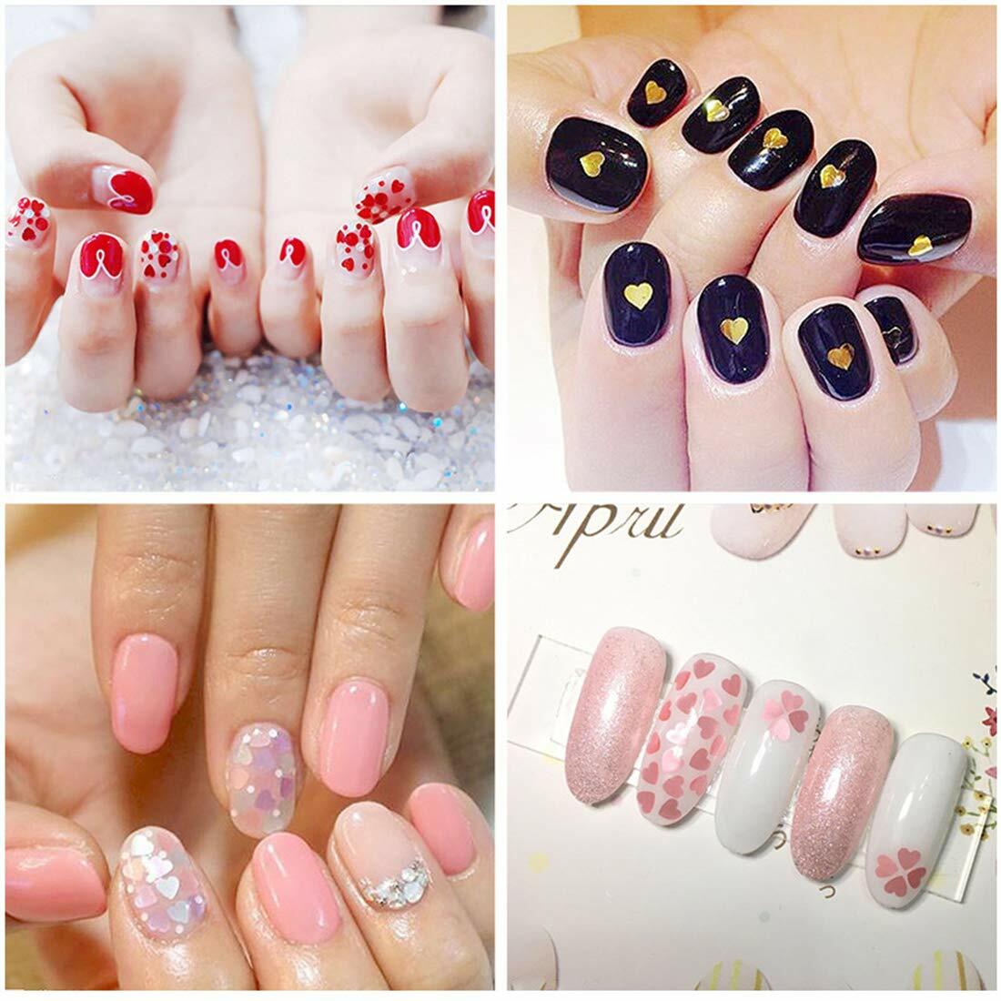 12 Color Set Nail Glitter Sequin Holographic Laser Flakes Nail Art 3D Decoration