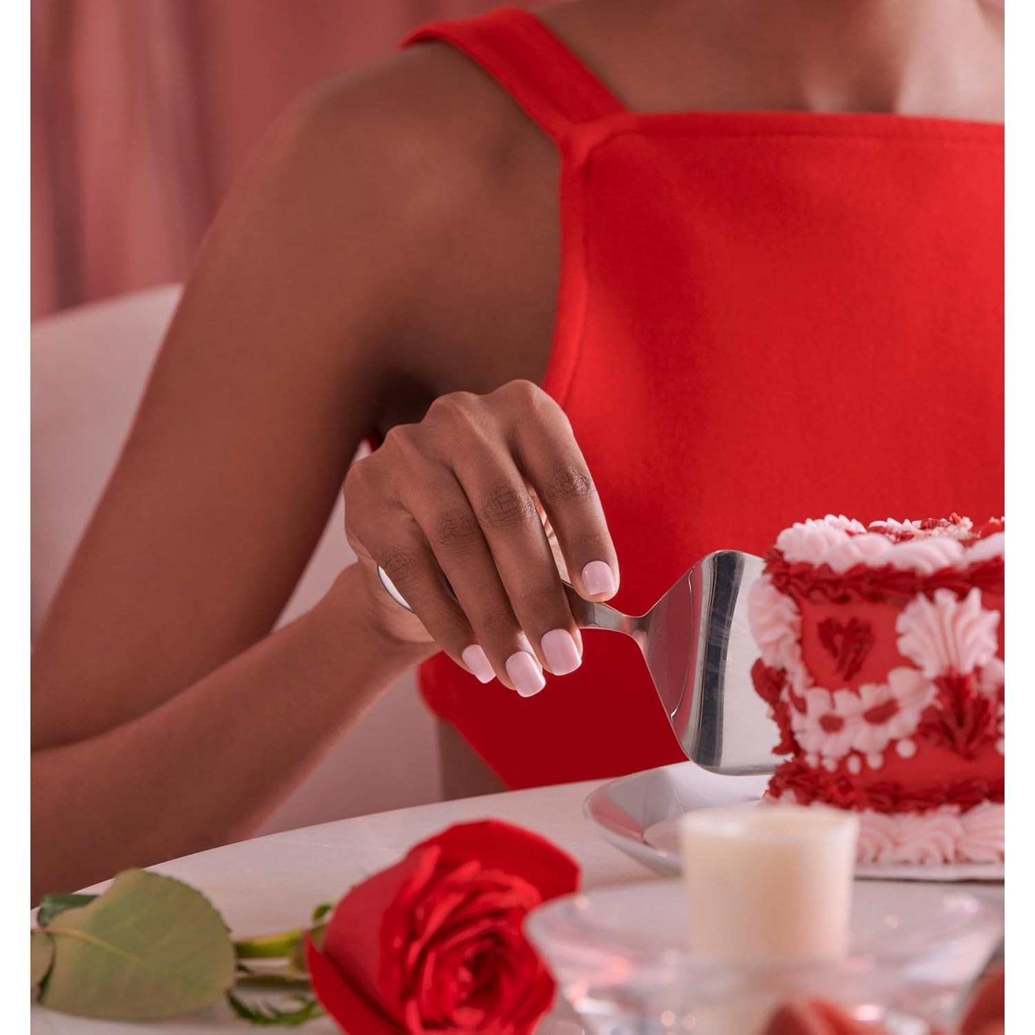 Squoval Press On Nails by KISS: Cherished Pink – Easy, Stylish, Up to 10 Days