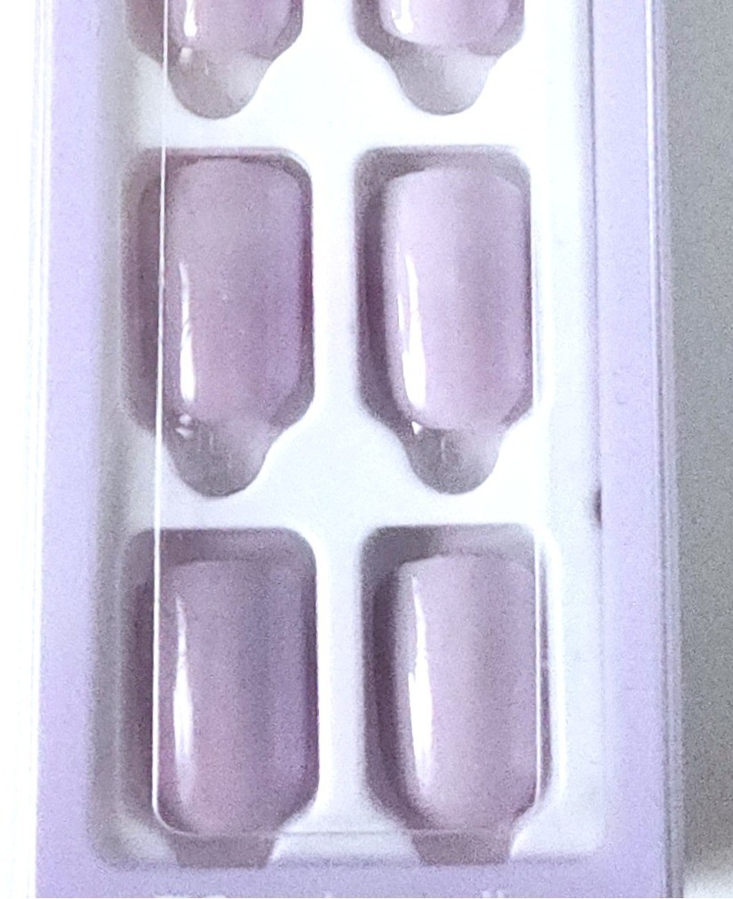imPRESS Press-On Nails Light Purple Short Squoval 30ct No Glue KISS