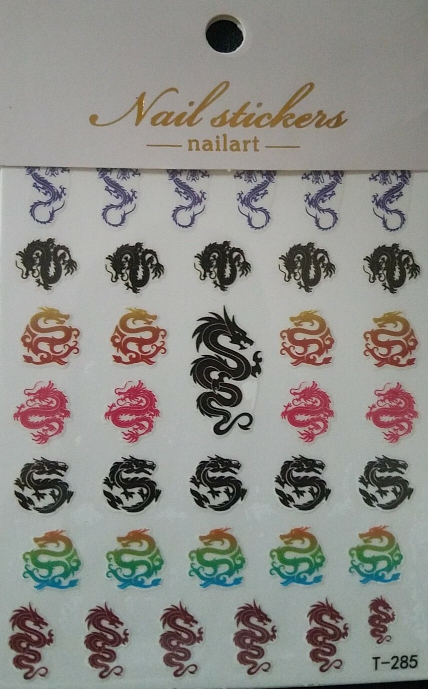 Dragon Nail Art Stickers