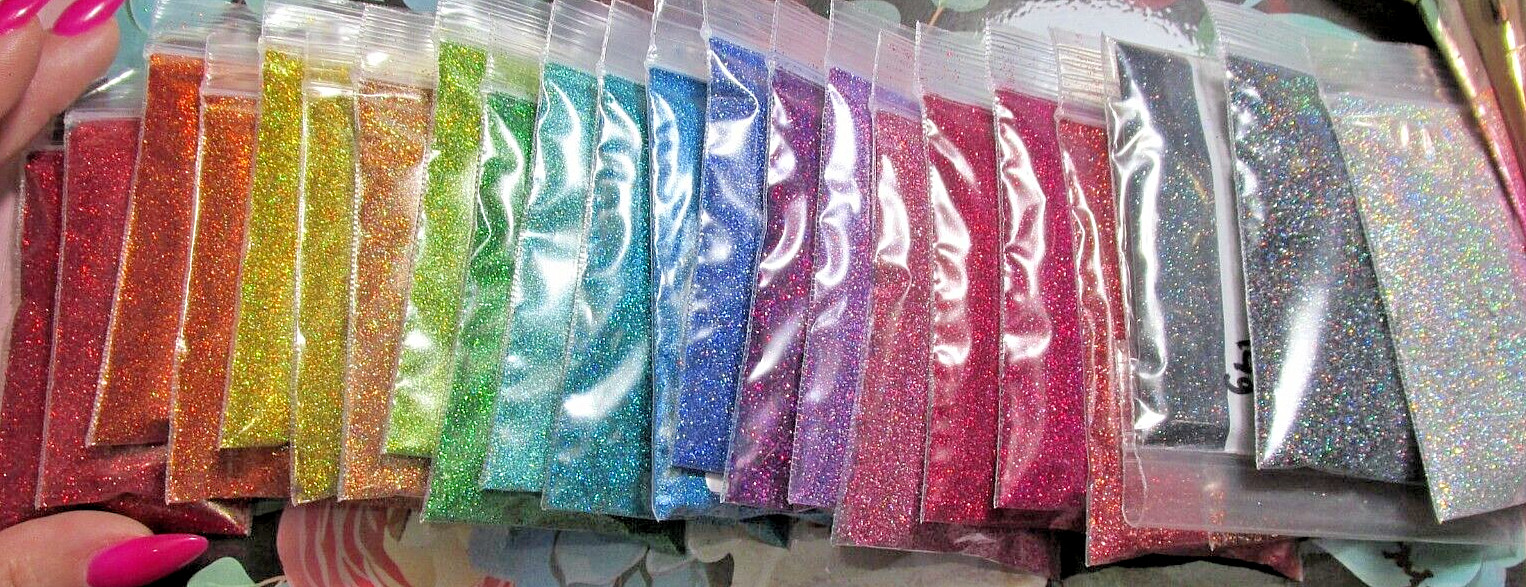 Holographic extra fine glitter nailart/crafts/makeup