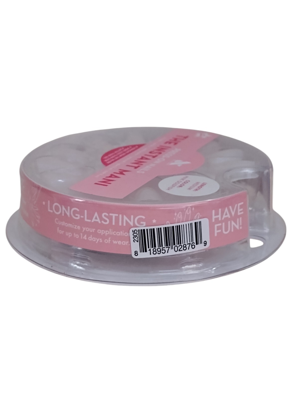 Olive & June Press-On Nails THE INSTANT MANI 42ct Medium Length PINK GOLDFISH