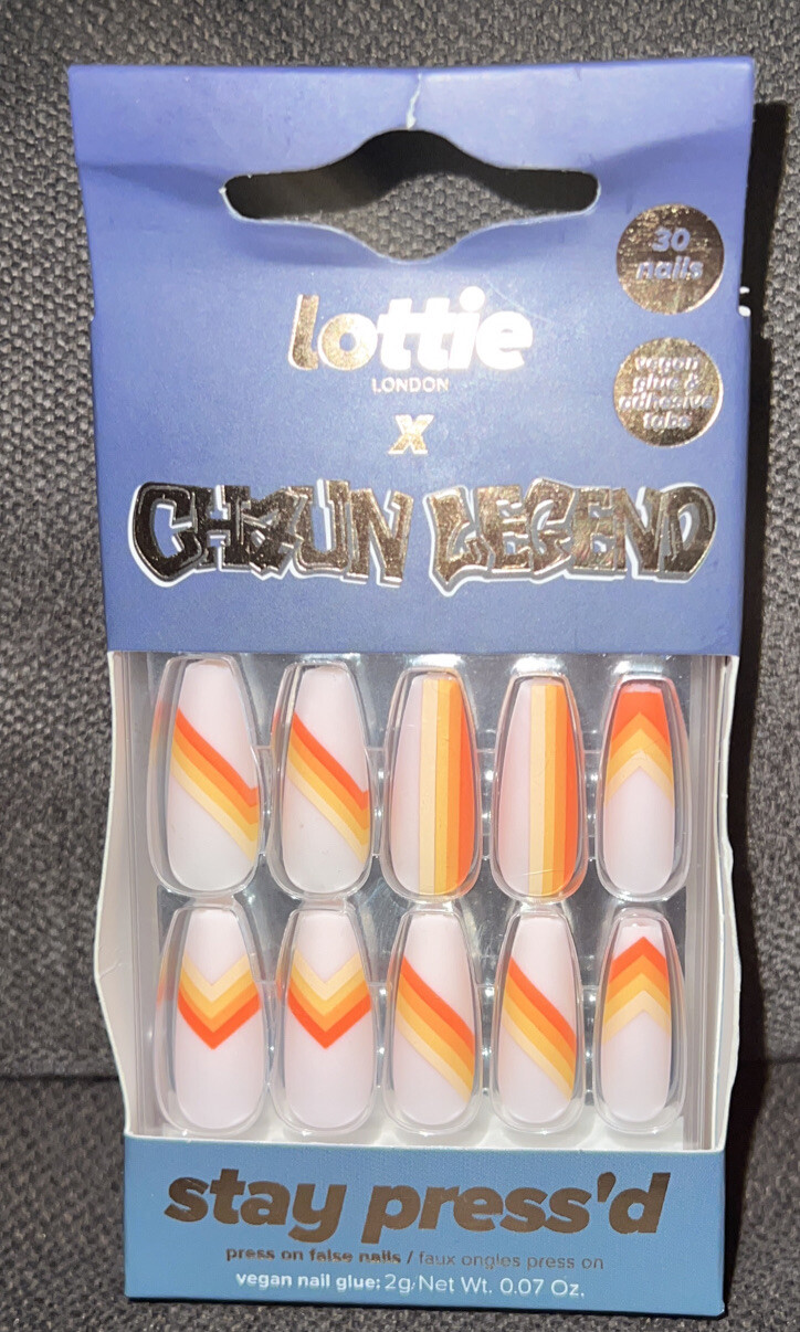 Lottie LondonX Chaun Legend, Stay Press’d, Press on Nail, Sunset Strip 💅🌅