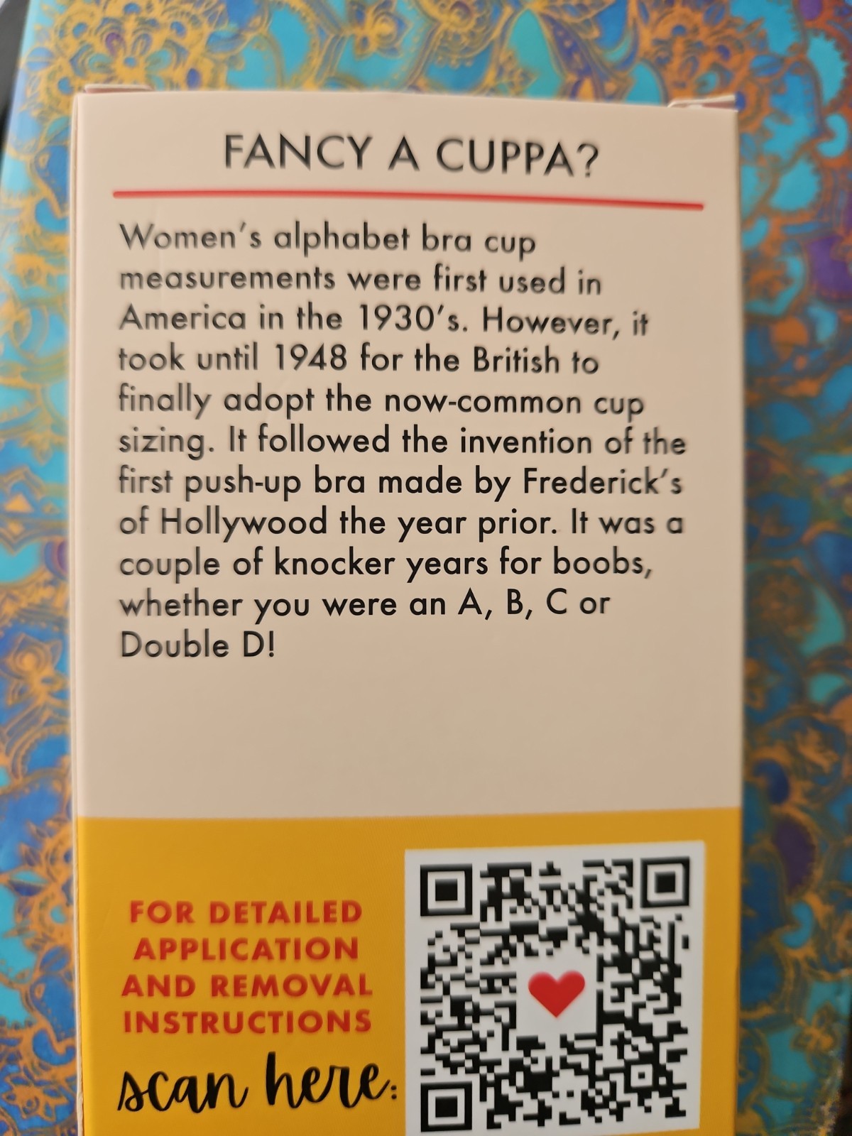 Hello Love Press On Nails – FANCY A CUPPA ? – 1948 – SQUARE