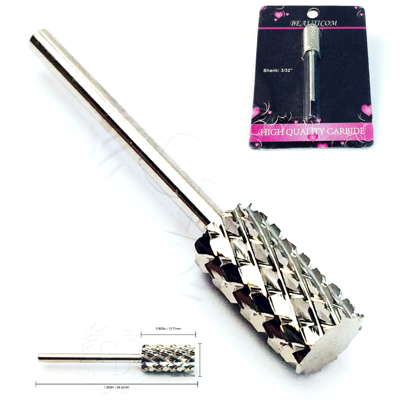 High Quality Nail CARBIDE Bit For 3/32 Electric DRILL Silver Color Extra Coarse