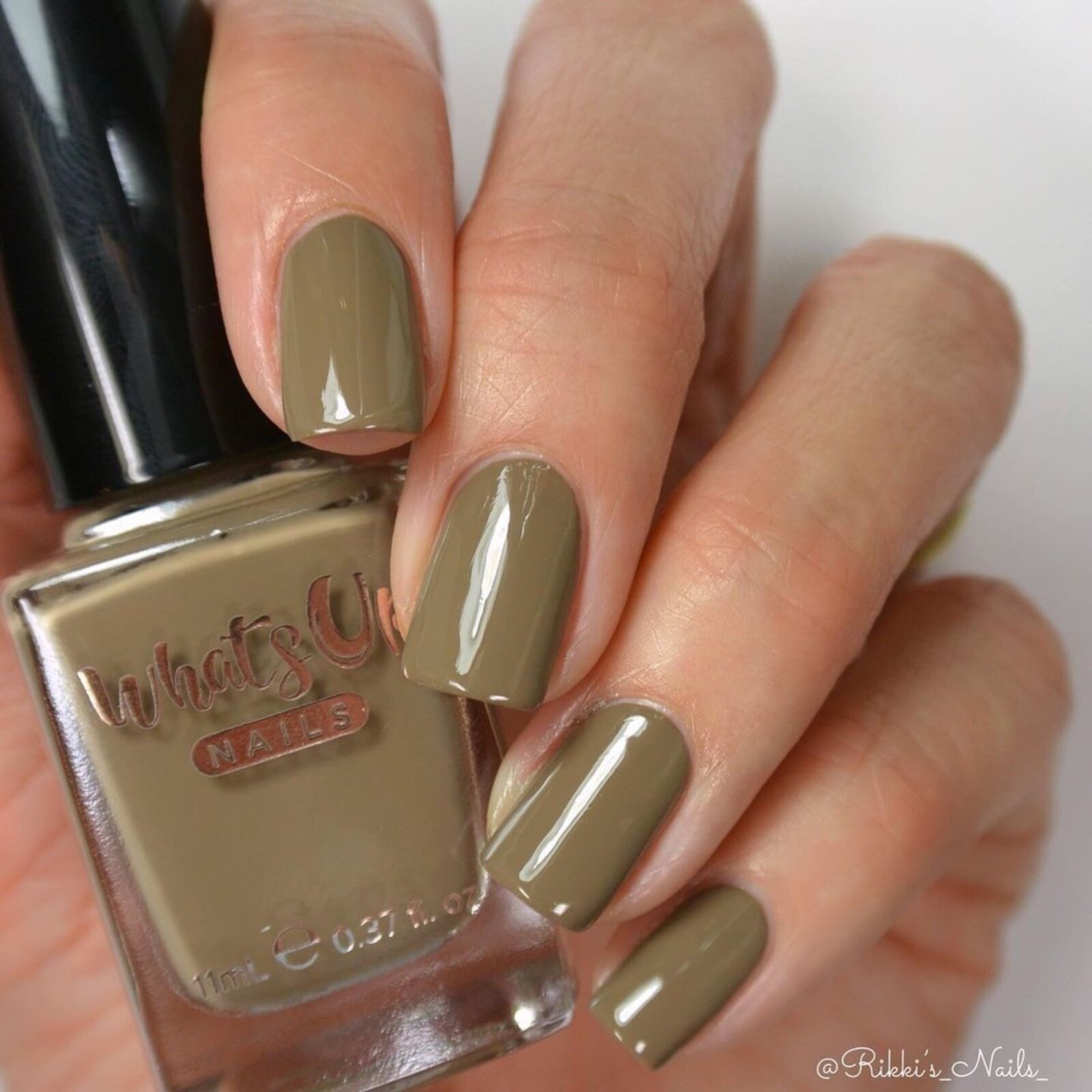 Clay Nail Polish (Khaki Brown Creme) Nail Polish for Nail Art