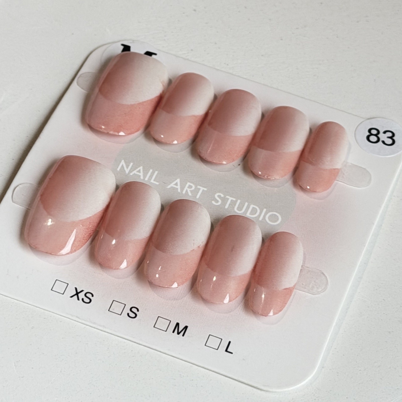 Unique Handmade Press-On Nails Size M | One of a Kind Set, Reusable 83