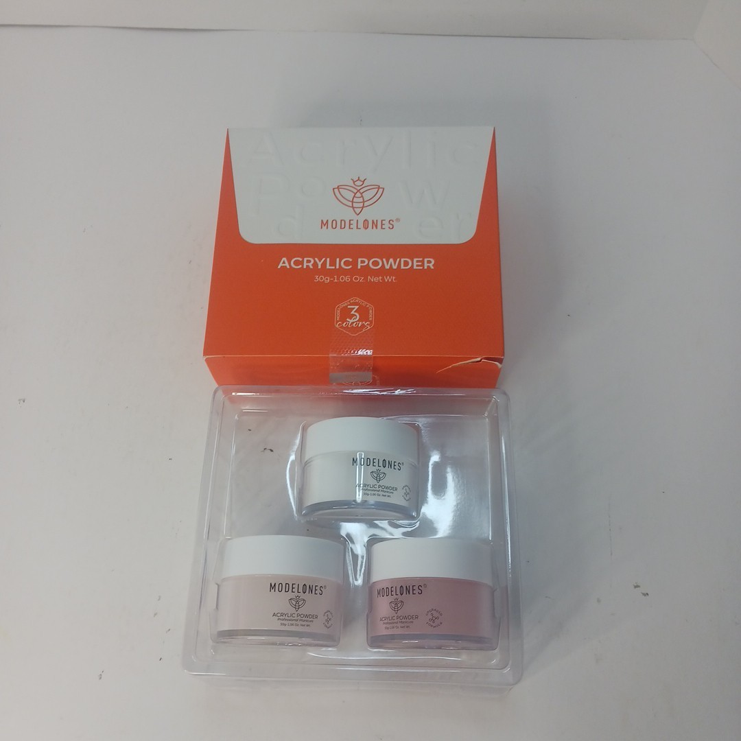 3 Pc Modelones Acrylic Powder Colors 1.06 Oz Each New In Box