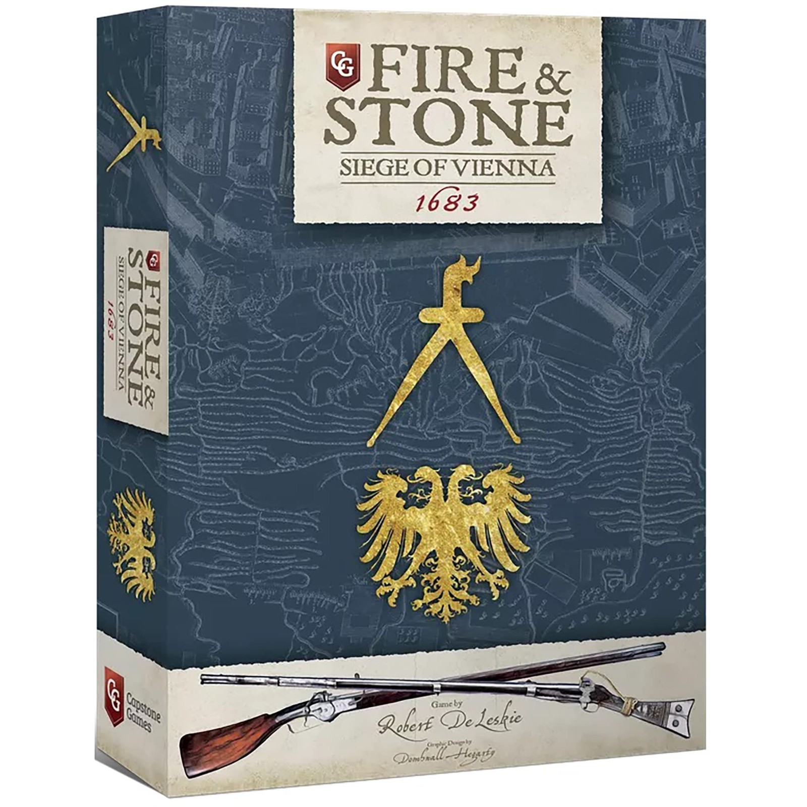 Fire & Stone: Siege of 9 x 12.4 x 2.4 inches, Brown, Beige, Green, Black, Red
