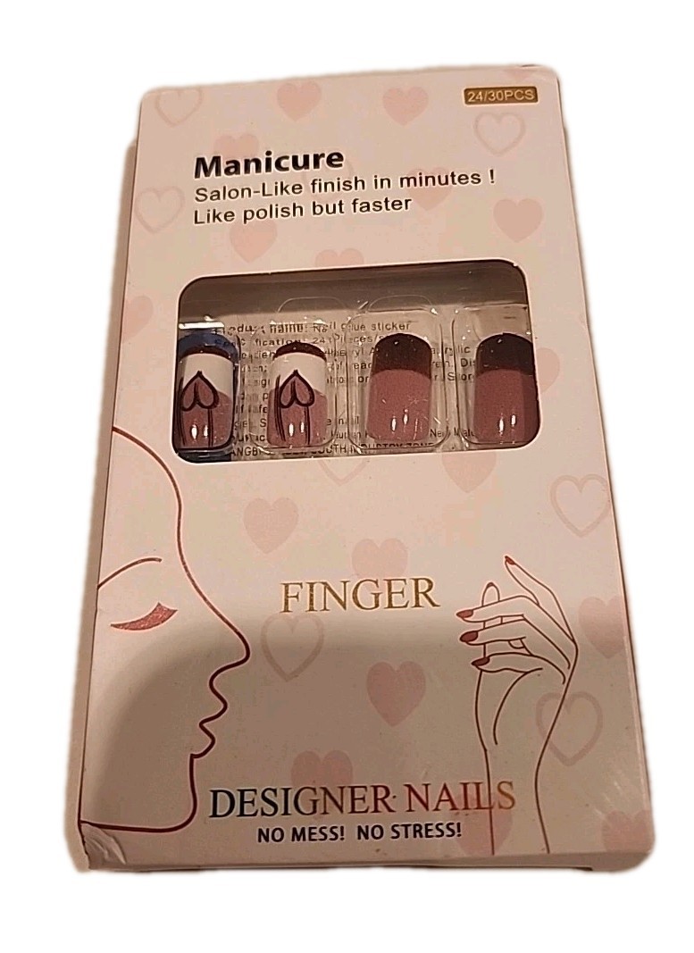 Multiple Style Size and Color Press On Nails for Women, Open Box
