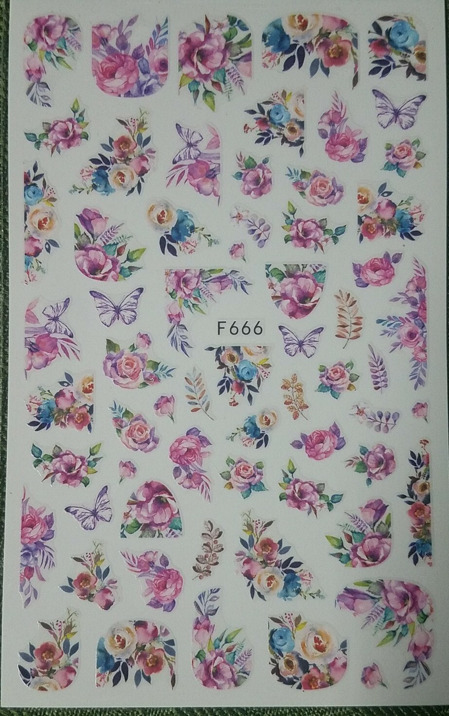 Pretty Flowers Nail Stickers