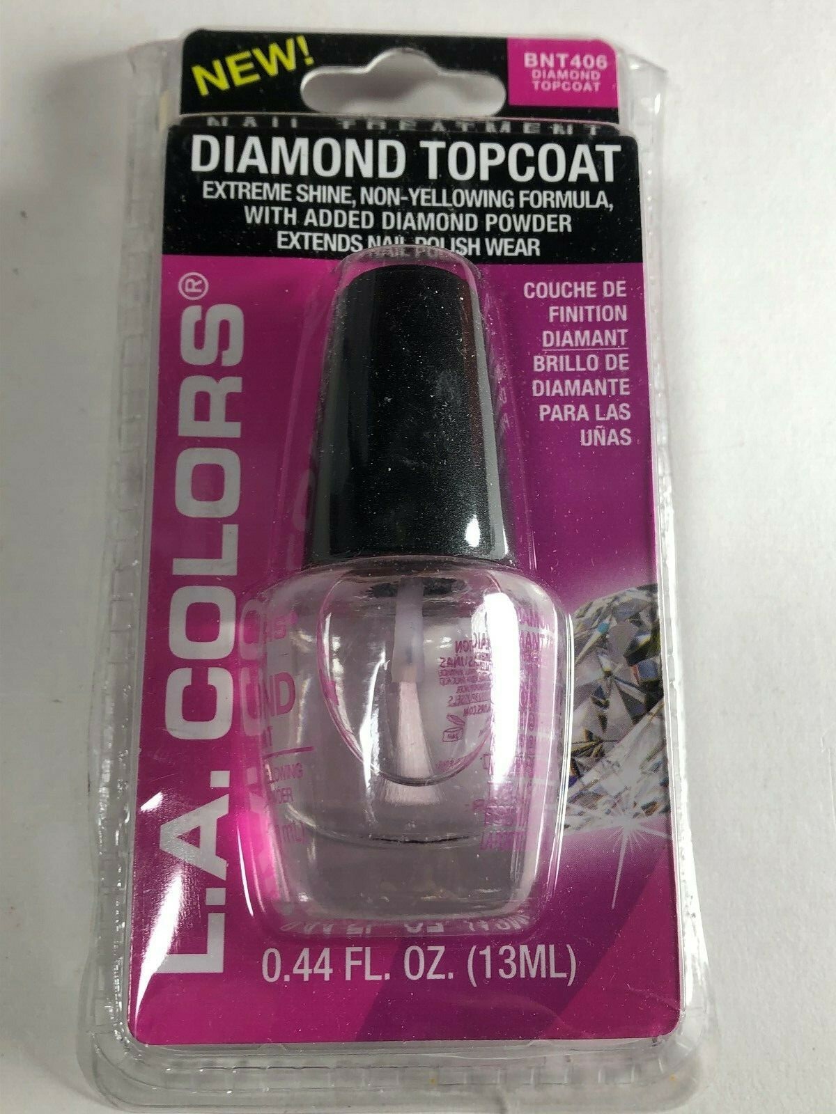 L.A. Colors Diamond Topcoat Nail Treatment BNT406