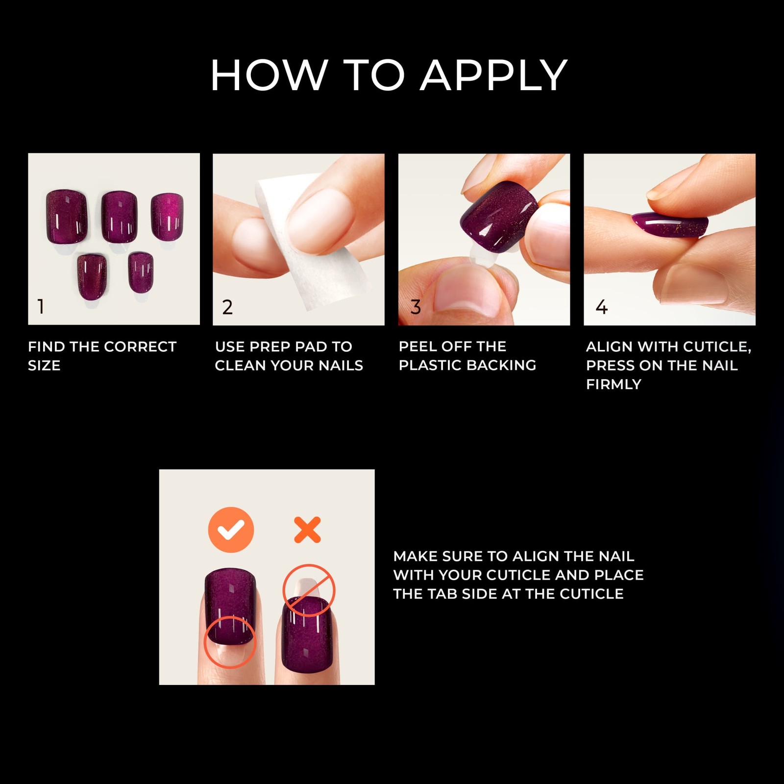 (2 pack) Kiss imPRESS Color FX Short Oval Press-on Nails, Red, 30 Pieces new