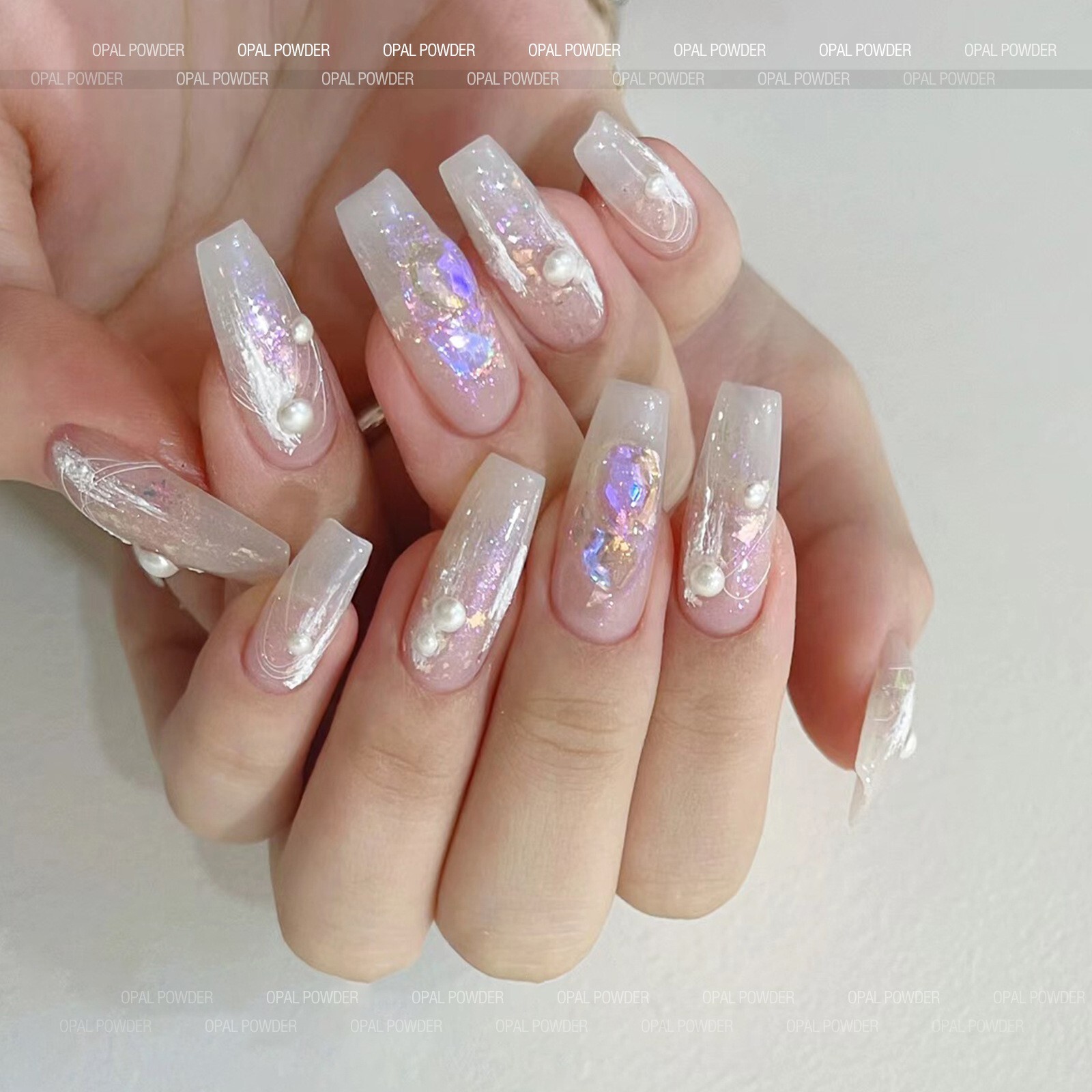 1 Pot Nail Art Glitter Powder Shimmer Flakes for False Nail Tips Decoration DIY