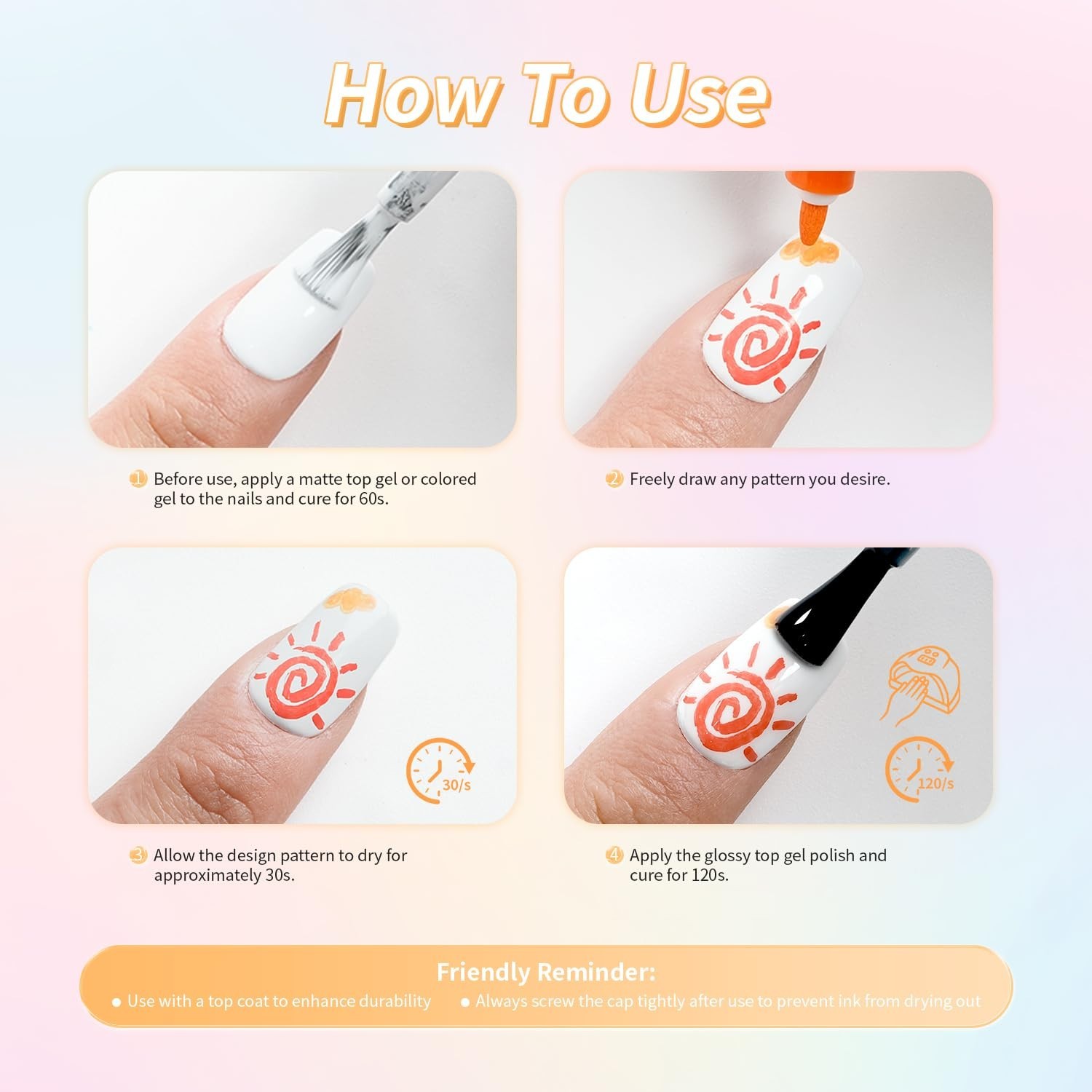 Vibrant 12 Color Acrylic Nail Art Pens with Precision Tips for Stunning Designs