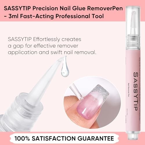 Nail Glue Remover Pen – Acetone-Free, Gentle Formula for Press-On & Fake Nails,