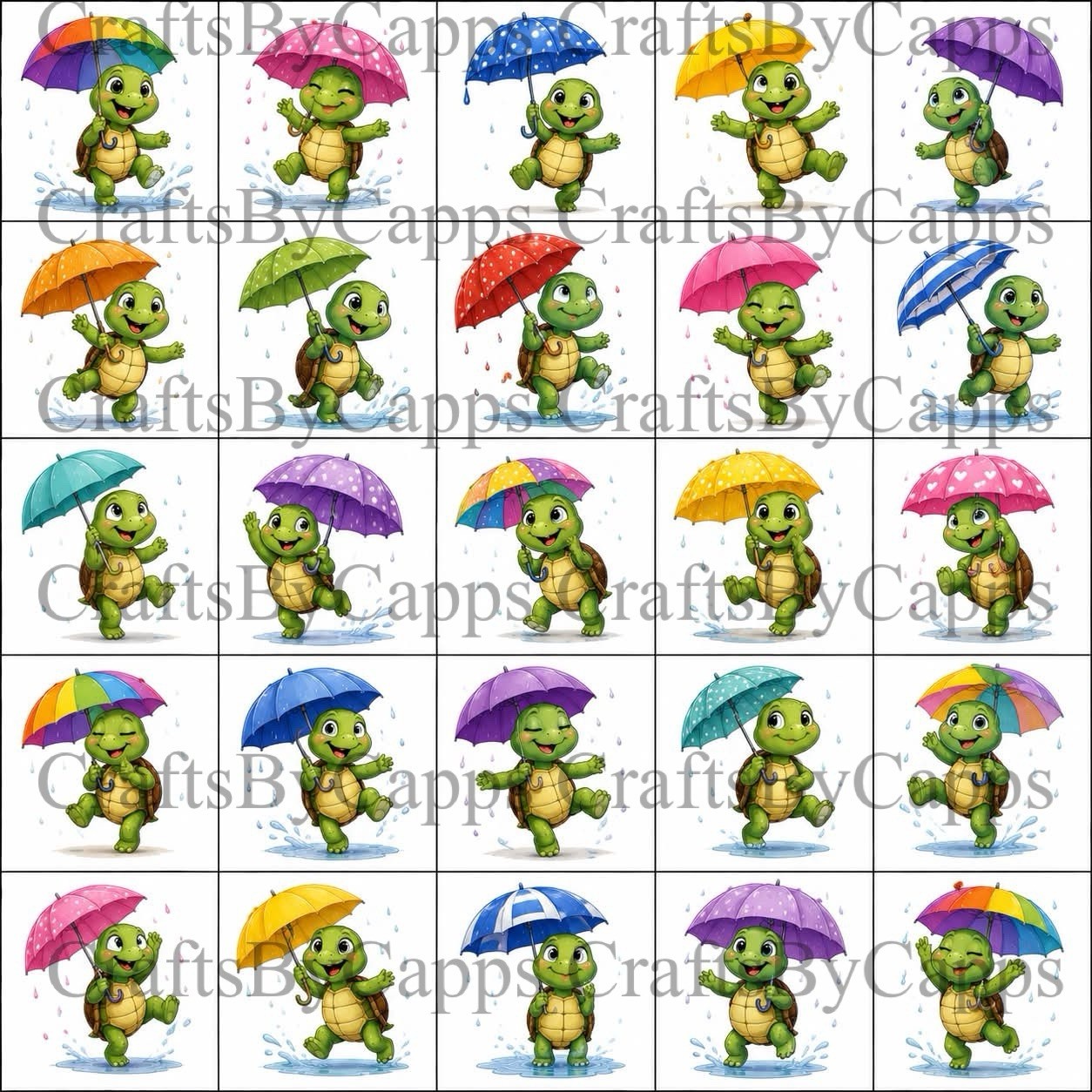 Turtles And Umb Waterslide Finger Nail Decals Instructions Bonus (set of 50) KC