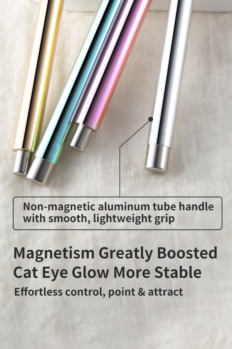Cat Eye Nail Art Magnet Tool Cylindrical Stick for Uv Gel Effects