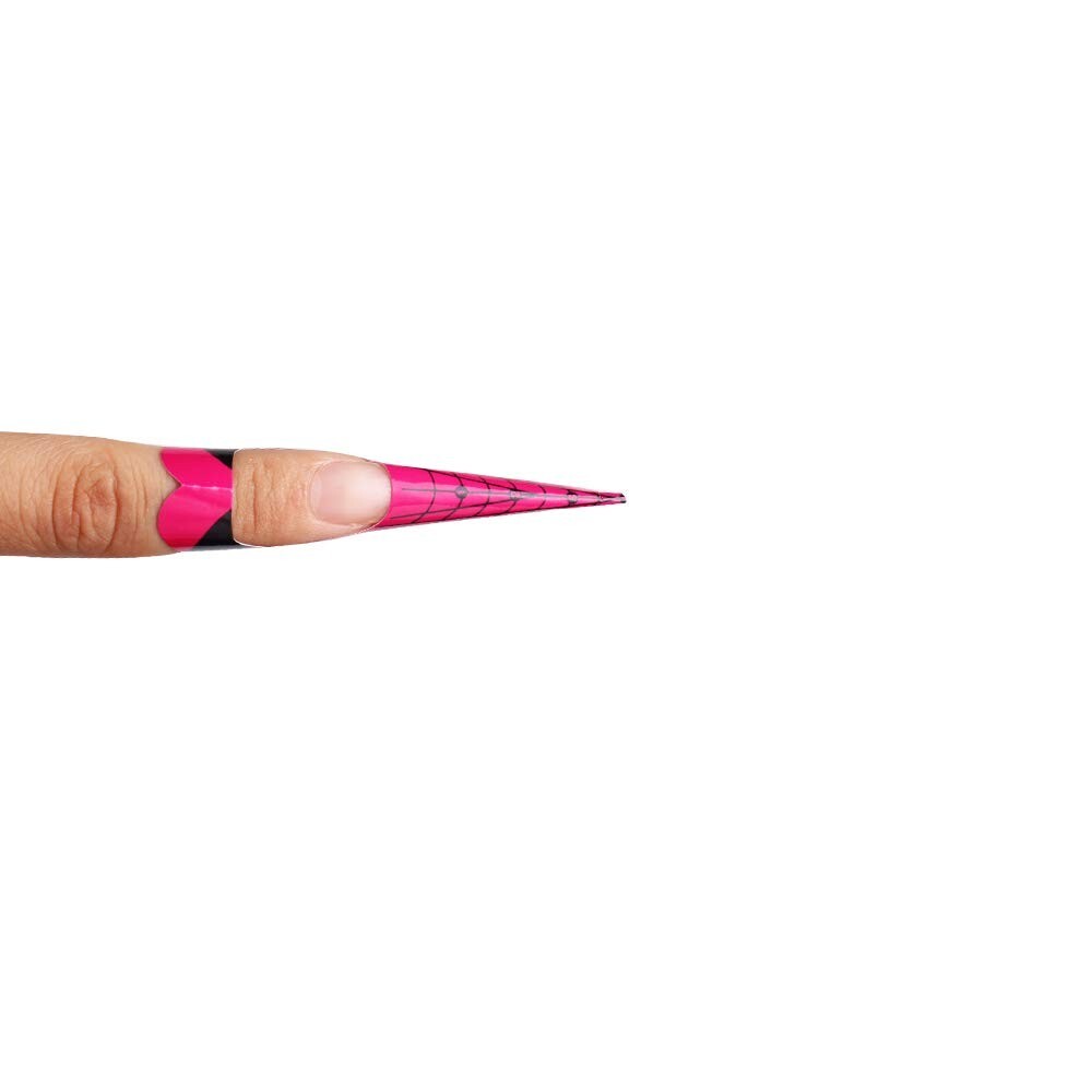 Professional 500pcs Stiletto Nail Form Stickers – Easy Application for Artistry