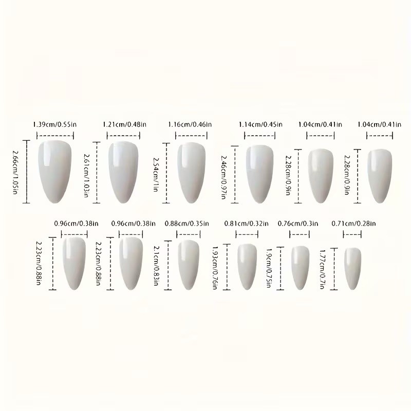 24 pc Green & nude ombre meduim length press on nails with gold stars