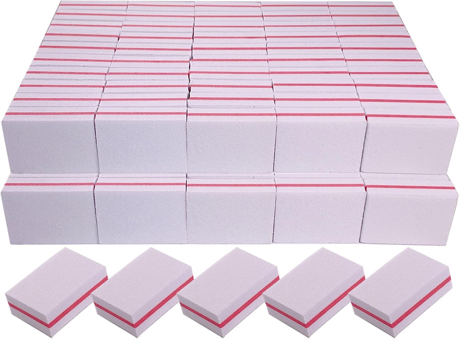 Nail Buffers (50 Pack), Mini Buffer Block Nail File for Acrylic Nails and Natura