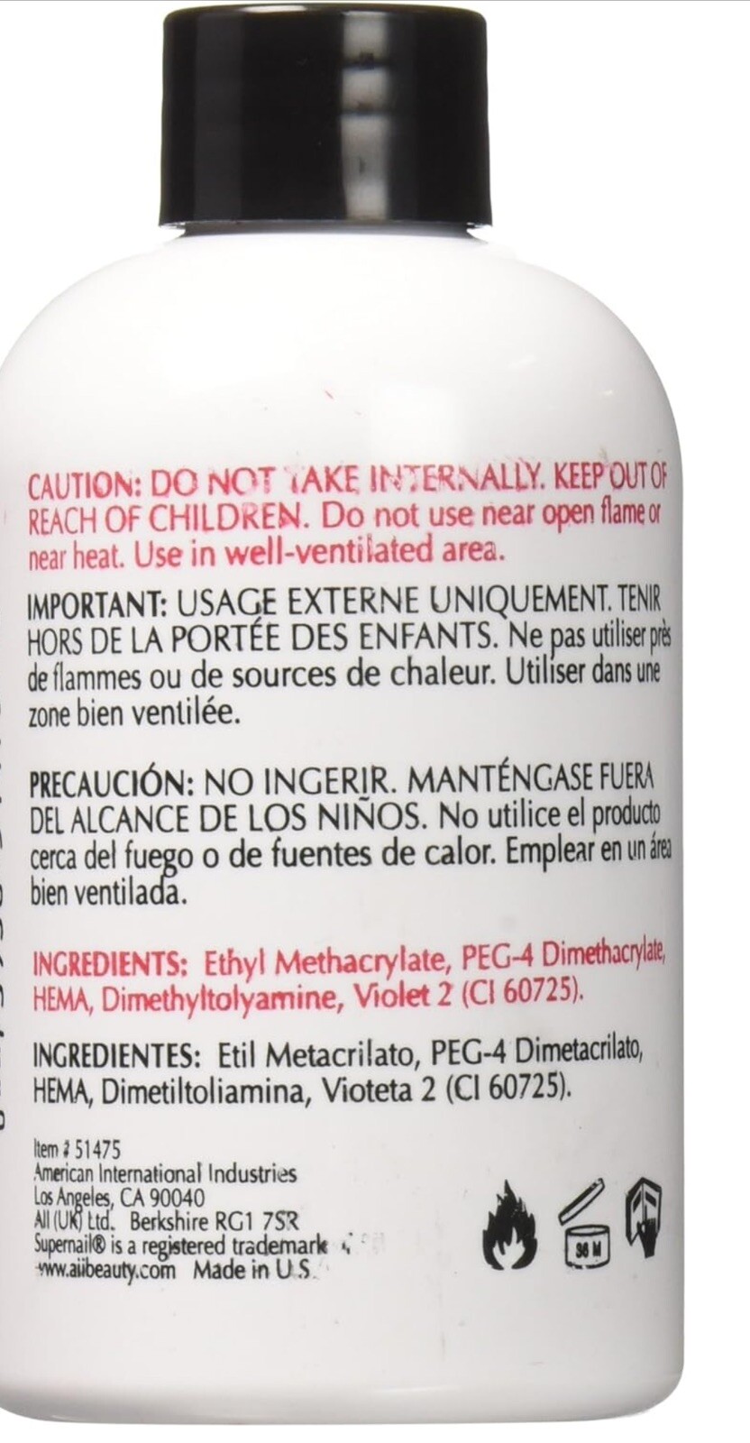 (Set Of 2) SuperNail Professional Liquid 4 oz