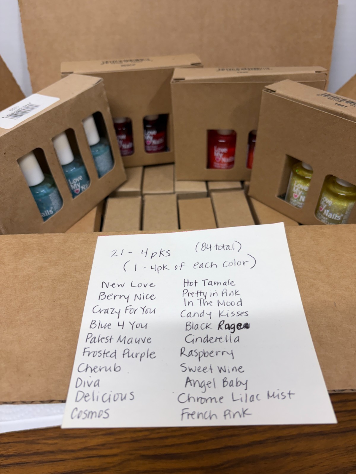 Bari Love my nails. 21 4 Packs See list. (84 total)