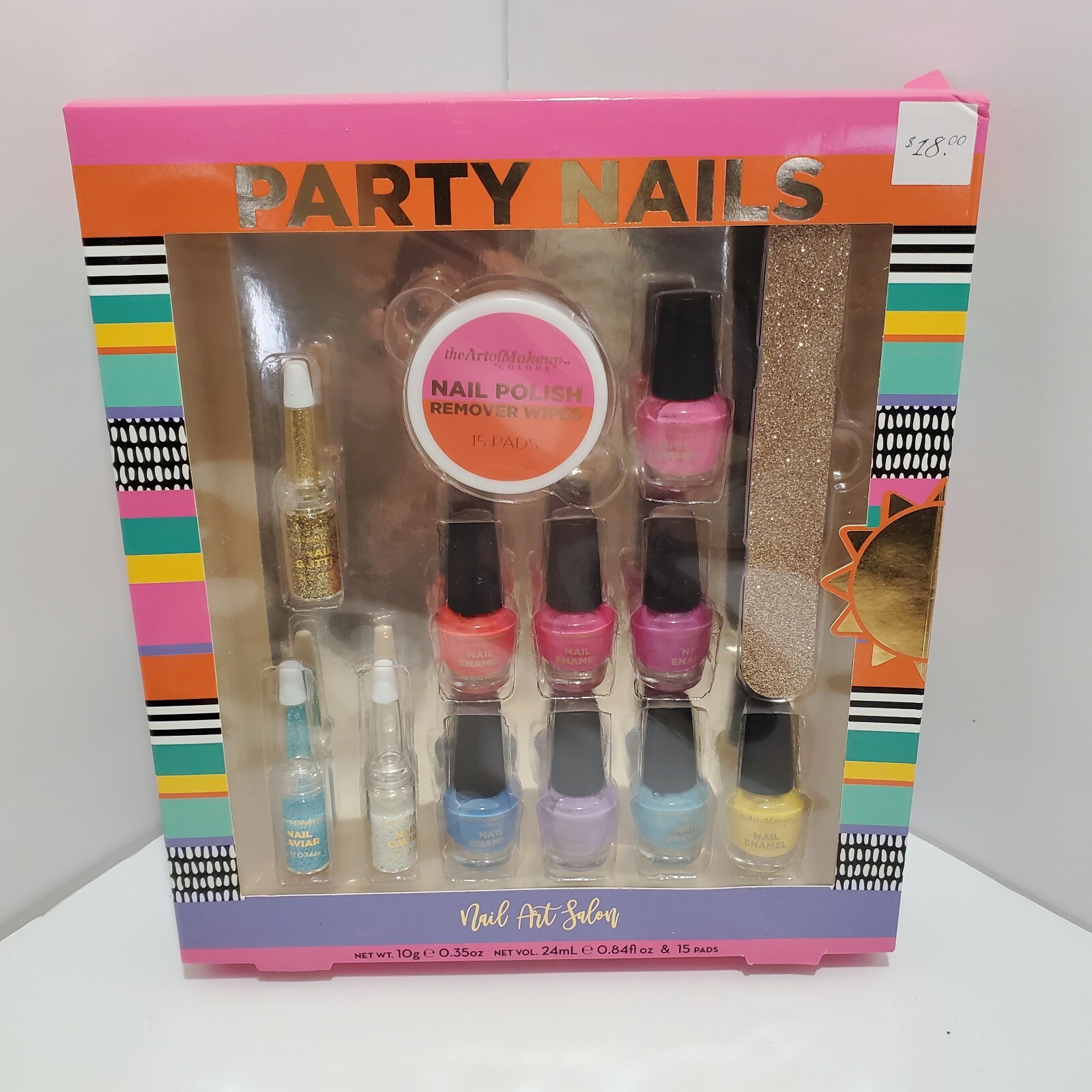 New Nail Polish, Art Studio Set, Nail Art Salon, Caviar, Emery Board, Remover