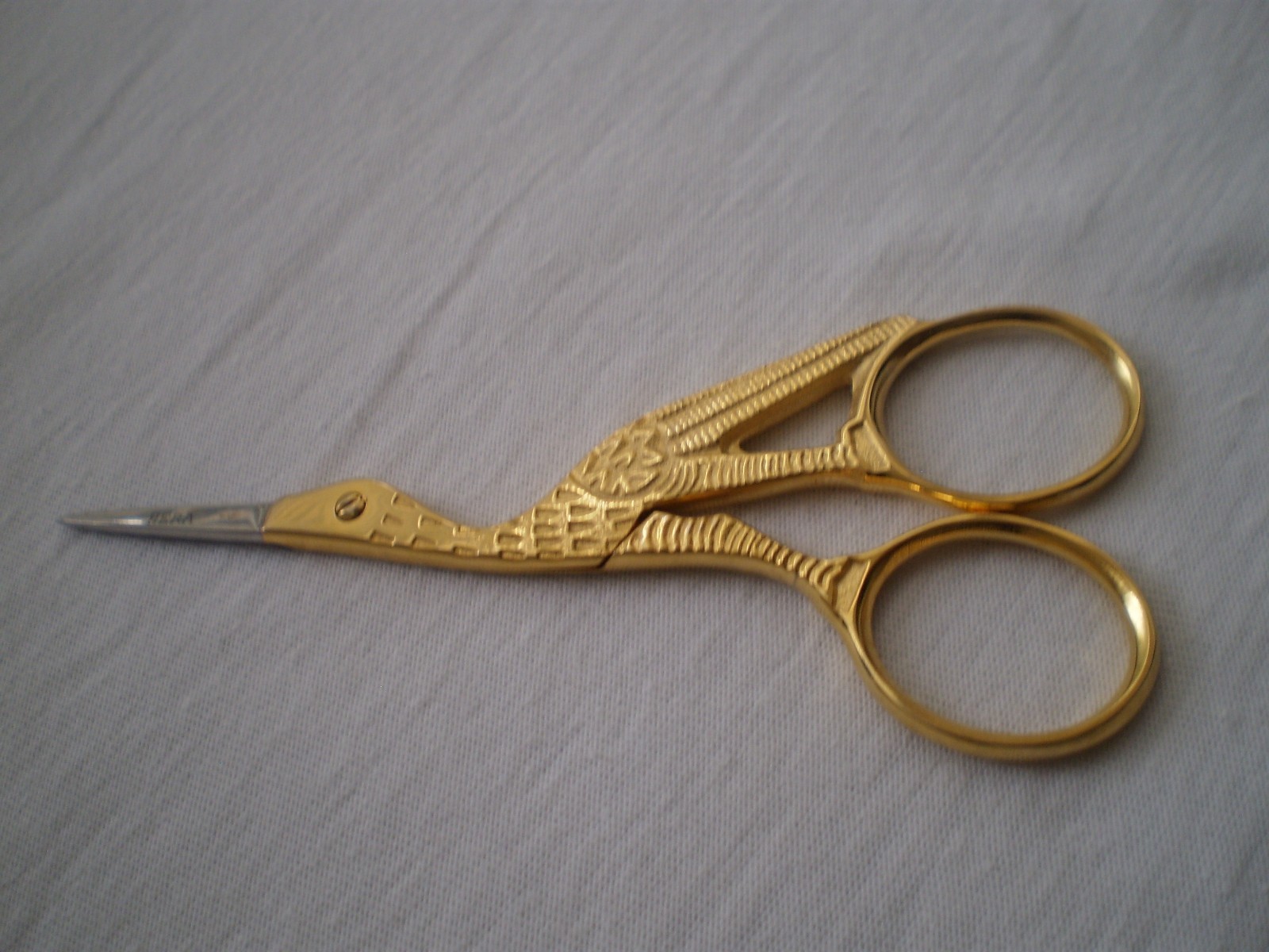 SEAGULL EMBROIDERY FANCY SCISSORS SIZE 3.5“ GOLD PLATED