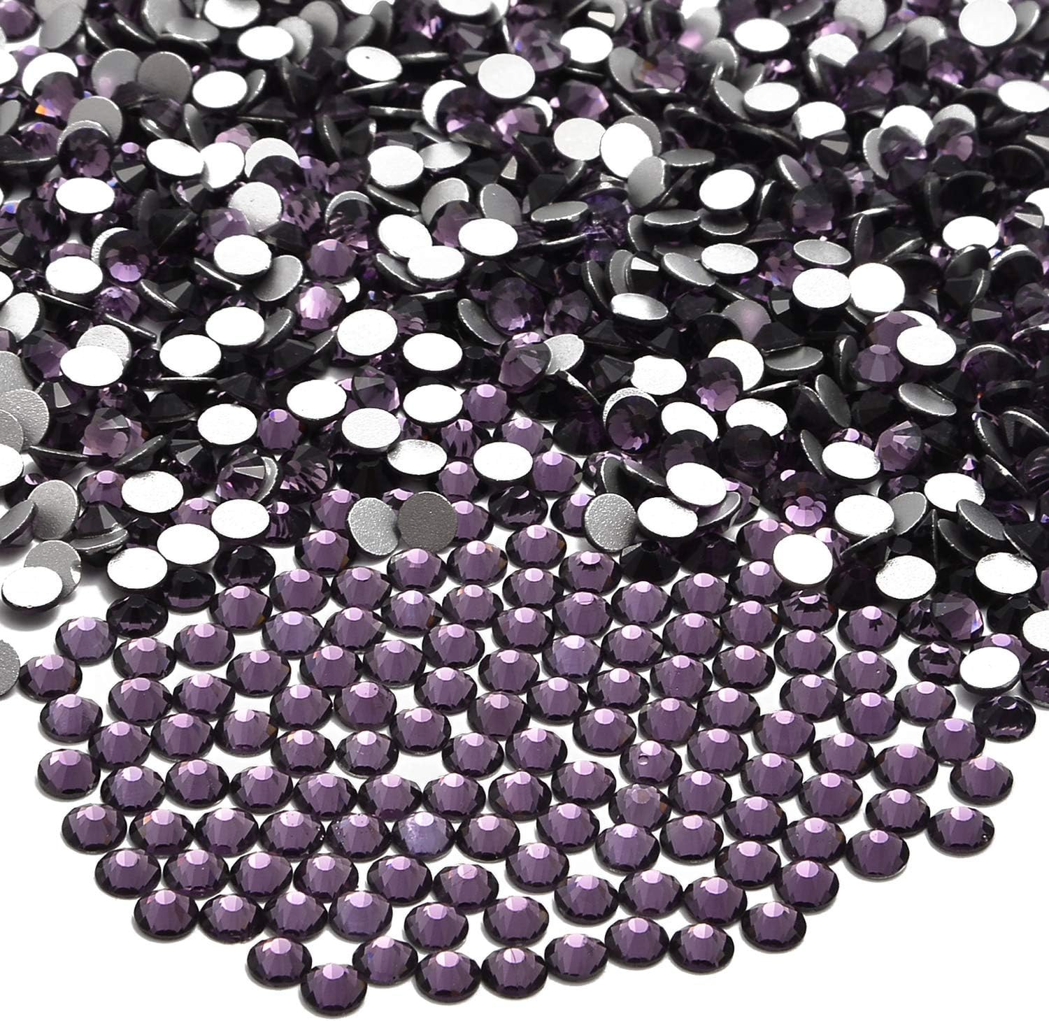 2000Pcs Flatback round Glass Nail Art Rhinestones Crystal for DIY Making Accesso